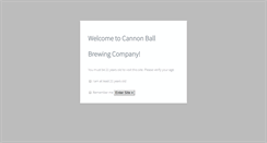 Desktop Screenshot of cannonballbrewingindy.com